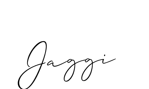 Jaggi stylish signature style. Best Handwritten Sign (Allison_Script) for my name. Handwritten Signature Collection Ideas for my name Jaggi. Jaggi signature style 2 images and pictures png