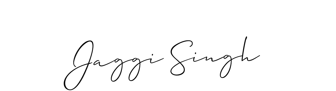 It looks lik you need a new signature style for name Jaggi Singh. Design unique handwritten (Allison_Script) signature with our free signature maker in just a few clicks. Jaggi Singh signature style 2 images and pictures png
