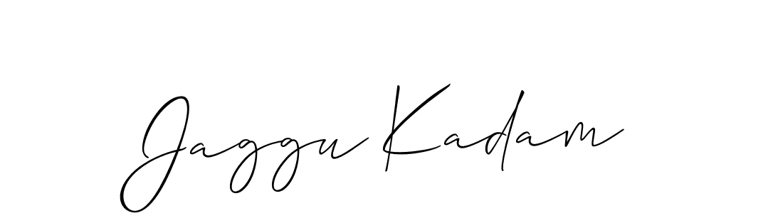Once you've used our free online signature maker to create your best signature Allison_Script style, it's time to enjoy all of the benefits that Jaggu Kadam name signing documents. Jaggu Kadam signature style 2 images and pictures png