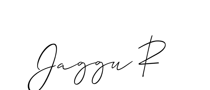 You can use this online signature creator to create a handwritten signature for the name Jaggu R. This is the best online autograph maker. Jaggu R signature style 2 images and pictures png