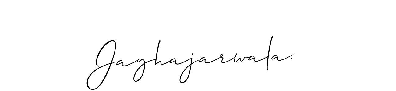 How to make Jaghajarwala. name signature. Use Allison_Script style for creating short signs online. This is the latest handwritten sign. Jaghajarwala. signature style 2 images and pictures png