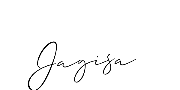 You should practise on your own different ways (Allison_Script) to write your name (Jagisa) in signature. don't let someone else do it for you. Jagisa signature style 2 images and pictures png