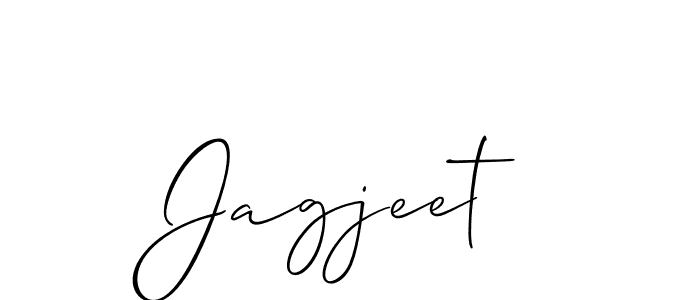 How to make Jagjeet signature? Allison_Script is a professional autograph style. Create handwritten signature for Jagjeet name. Jagjeet signature style 2 images and pictures png