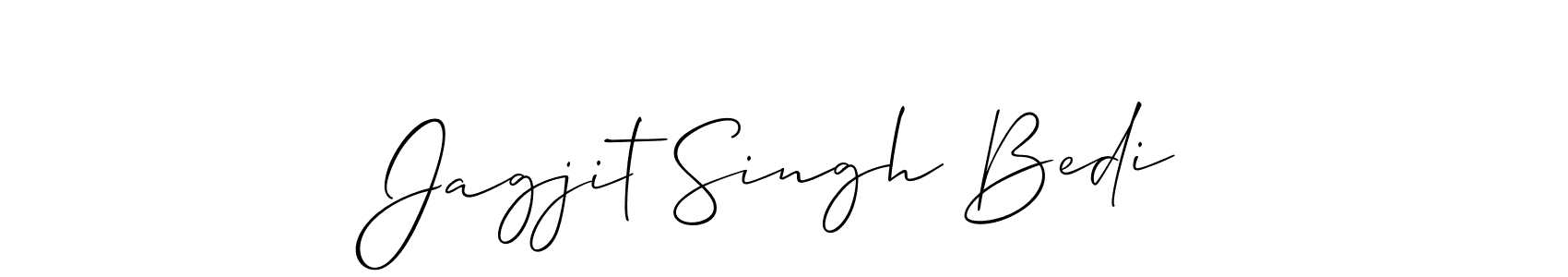 Jagjit Singh Bedi stylish signature style. Best Handwritten Sign (Allison_Script) for my name. Handwritten Signature Collection Ideas for my name Jagjit Singh Bedi. Jagjit Singh Bedi signature style 2 images and pictures png
