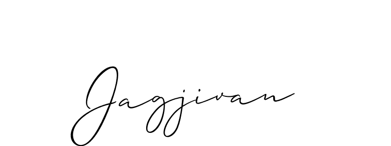 Design your own signature with our free online signature maker. With this signature software, you can create a handwritten (Allison_Script) signature for name Jagjivan. Jagjivan signature style 2 images and pictures png