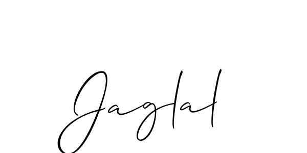 Make a beautiful signature design for name Jaglal. With this signature (Allison_Script) style, you can create a handwritten signature for free. Jaglal signature style 2 images and pictures png