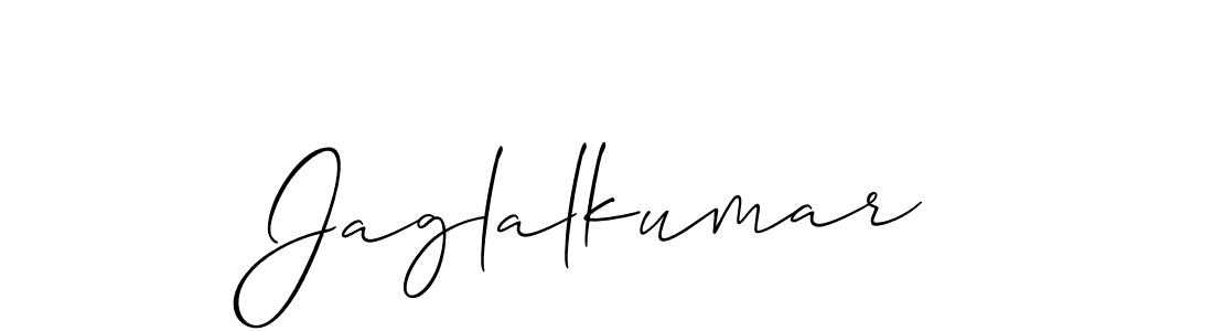 You should practise on your own different ways (Allison_Script) to write your name (Jaglalkumar) in signature. don't let someone else do it for you. Jaglalkumar signature style 2 images and pictures png