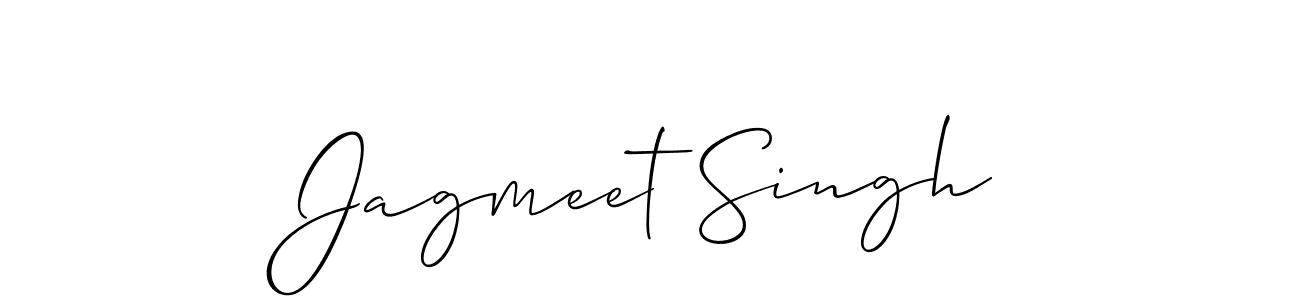Also we have Jagmeet Singh name is the best signature style. Create professional handwritten signature collection using Allison_Script autograph style. Jagmeet Singh signature style 2 images and pictures png