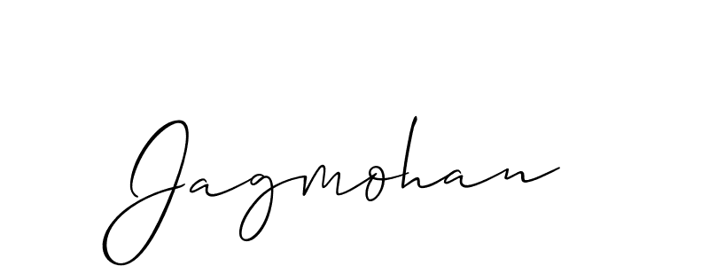 Design your own signature with our free online signature maker. With this signature software, you can create a handwritten (Allison_Script) signature for name Jagmohan. Jagmohan signature style 2 images and pictures png