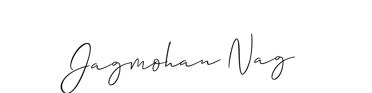 Also we have Jagmohan Nag name is the best signature style. Create professional handwritten signature collection using Allison_Script autograph style. Jagmohan Nag signature style 2 images and pictures png