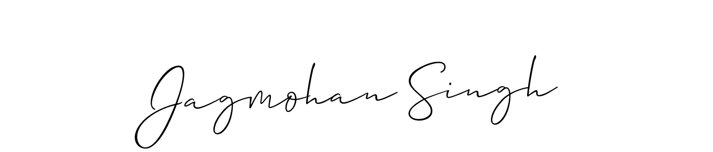 It looks lik you need a new signature style for name Jagmohan Singh. Design unique handwritten (Allison_Script) signature with our free signature maker in just a few clicks. Jagmohan Singh signature style 2 images and pictures png