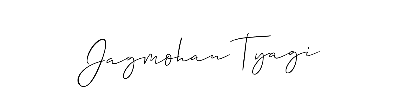 Make a short Jagmohan Tyagi signature style. Manage your documents anywhere anytime using Allison_Script. Create and add eSignatures, submit forms, share and send files easily. Jagmohan Tyagi signature style 2 images and pictures png