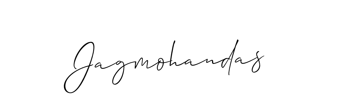 Also we have Jagmohandas name is the best signature style. Create professional handwritten signature collection using Allison_Script autograph style. Jagmohandas signature style 2 images and pictures png