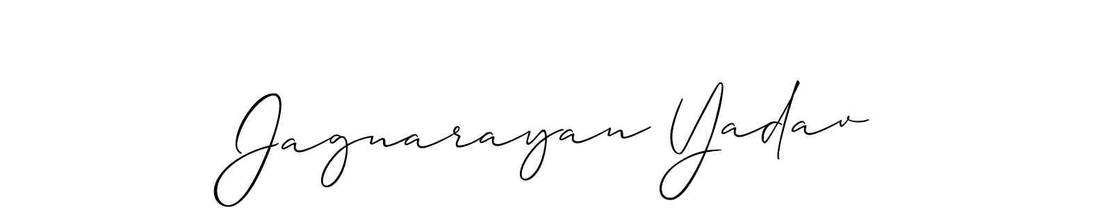 How to Draw Jagnarayan Yadav signature style? Allison_Script is a latest design signature styles for name Jagnarayan Yadav. Jagnarayan Yadav signature style 2 images and pictures png