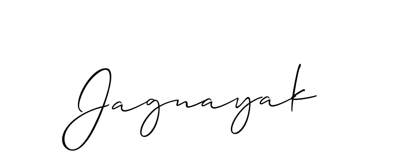 How to make Jagnayak signature? Allison_Script is a professional autograph style. Create handwritten signature for Jagnayak name. Jagnayak signature style 2 images and pictures png