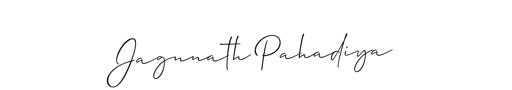 Once you've used our free online signature maker to create your best signature Allison_Script style, it's time to enjoy all of the benefits that Jagnnath Pahadiya name signing documents. Jagnnath Pahadiya signature style 2 images and pictures png