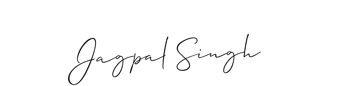 How to make Jagpal Singh signature? Allison_Script is a professional autograph style. Create handwritten signature for Jagpal Singh name. Jagpal Singh signature style 2 images and pictures png