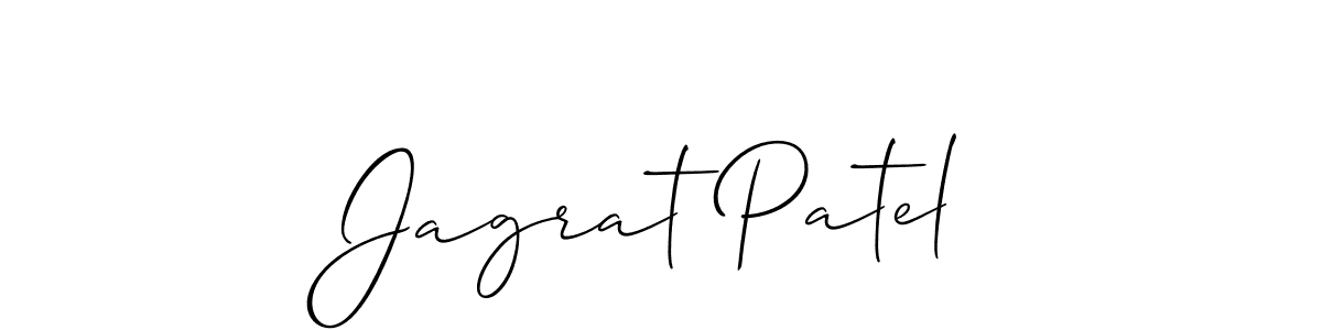 It looks lik you need a new signature style for name Jagrat Patel. Design unique handwritten (Allison_Script) signature with our free signature maker in just a few clicks. Jagrat Patel signature style 2 images and pictures png