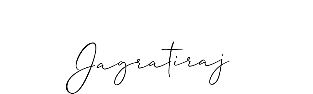 Make a beautiful signature design for name Jagratiraj. With this signature (Allison_Script) style, you can create a handwritten signature for free. Jagratiraj signature style 2 images and pictures png