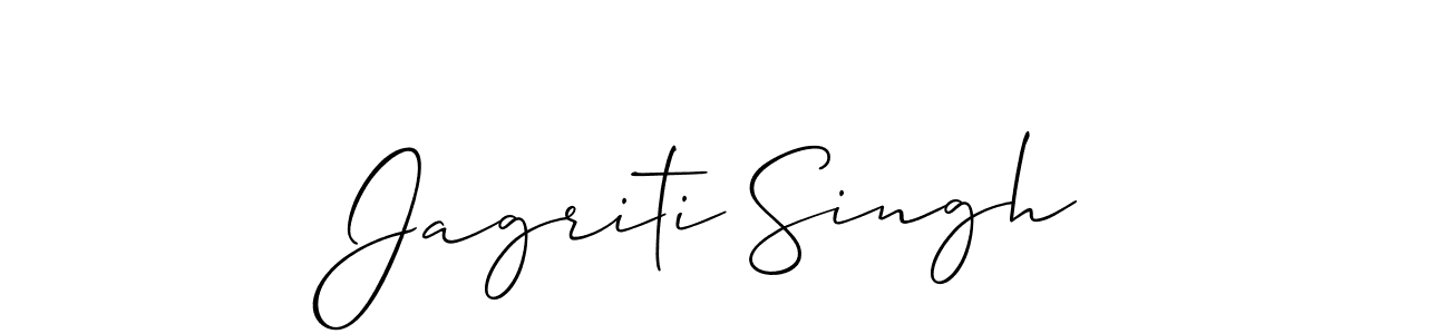 It looks lik you need a new signature style for name Jagriti Singh. Design unique handwritten (Allison_Script) signature with our free signature maker in just a few clicks. Jagriti Singh signature style 2 images and pictures png