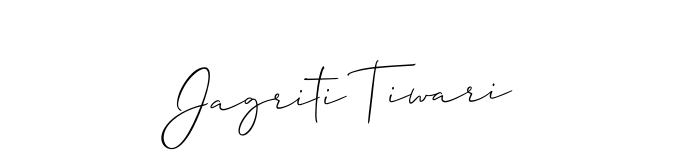 This is the best signature style for the Jagriti Tiwari name. Also you like these signature font (Allison_Script). Mix name signature. Jagriti Tiwari signature style 2 images and pictures png