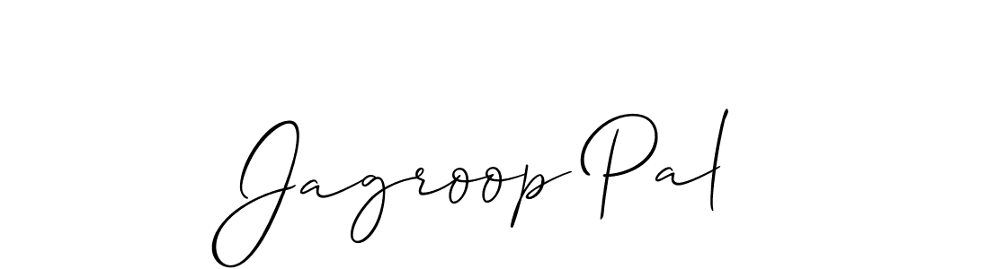 Create a beautiful signature design for name Jagroop Pal. With this signature (Allison_Script) fonts, you can make a handwritten signature for free. Jagroop Pal signature style 2 images and pictures png