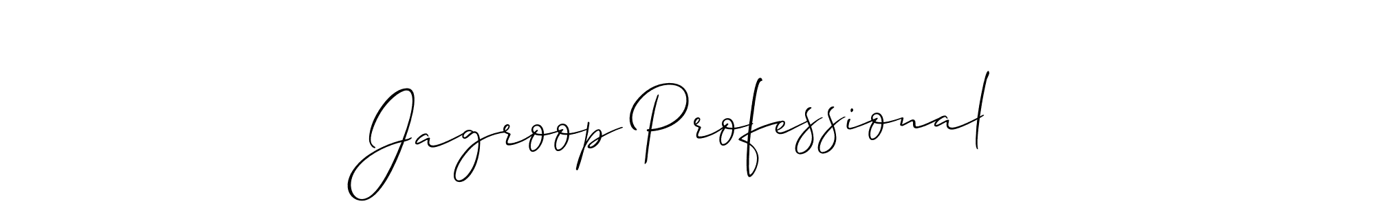 You can use this online signature creator to create a handwritten signature for the name Jagroop Professional. This is the best online autograph maker. Jagroop Professional signature style 2 images and pictures png