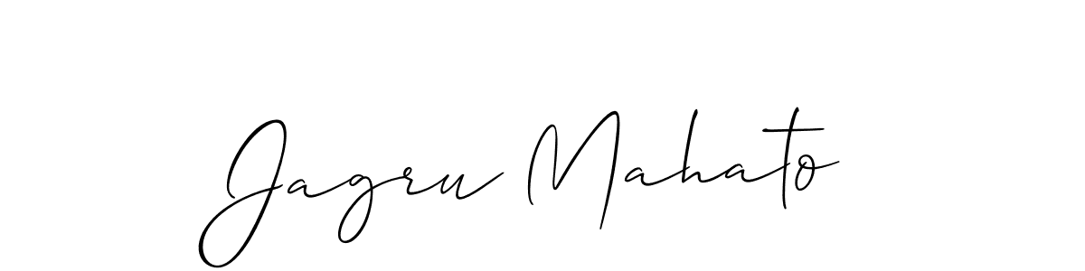 It looks lik you need a new signature style for name Jagru Mahato. Design unique handwritten (Allison_Script) signature with our free signature maker in just a few clicks. Jagru Mahato signature style 2 images and pictures png