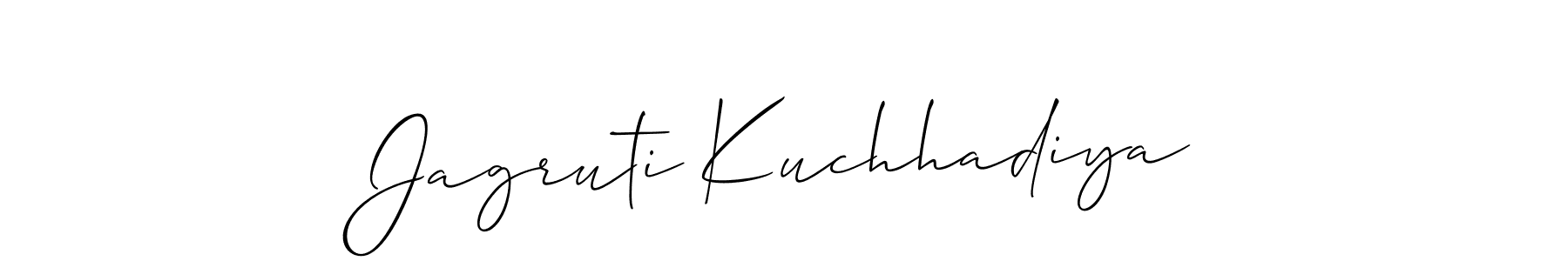 Here are the top 10 professional signature styles for the name Jagruti Kuchhadiya. These are the best autograph styles you can use for your name. Jagruti Kuchhadiya signature style 2 images and pictures png