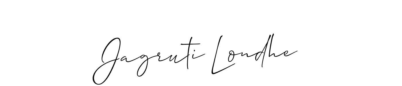 Make a beautiful signature design for name Jagruti Londhe. Use this online signature maker to create a handwritten signature for free. Jagruti Londhe signature style 2 images and pictures png