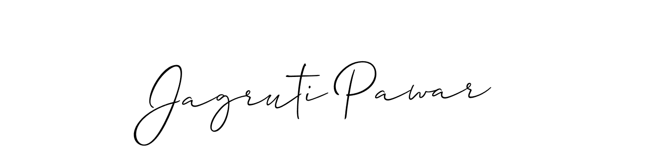 Similarly Allison_Script is the best handwritten signature design. Signature creator online .You can use it as an online autograph creator for name Jagruti Pawar. Jagruti Pawar signature style 2 images and pictures png