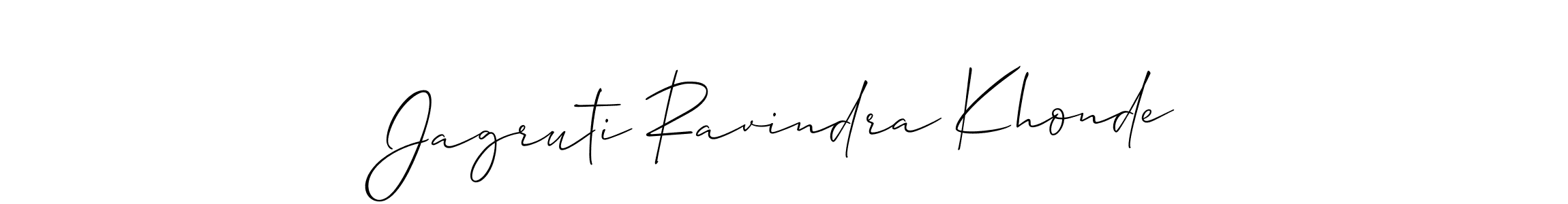 Make a beautiful signature design for name Jagruti Ravindra Khonde. With this signature (Allison_Script) style, you can create a handwritten signature for free. Jagruti Ravindra Khonde signature style 2 images and pictures png