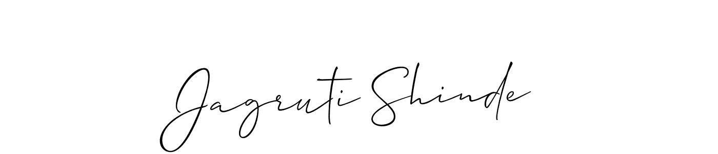 The best way (Allison_Script) to make a short signature is to pick only two or three words in your name. The name Jagruti Shinde include a total of six letters. For converting this name. Jagruti Shinde signature style 2 images and pictures png