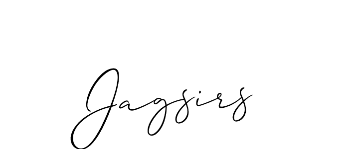 Also we have Jagsirs name is the best signature style. Create professional handwritten signature collection using Allison_Script autograph style. Jagsirs signature style 2 images and pictures png