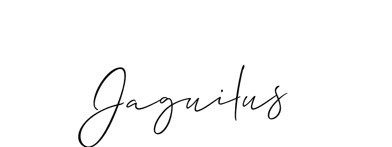 Also we have Jaguilus name is the best signature style. Create professional handwritten signature collection using Allison_Script autograph style. Jaguilus signature style 2 images and pictures png