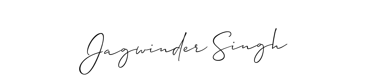 Create a beautiful signature design for name Jagwinder Singh. With this signature (Allison_Script) fonts, you can make a handwritten signature for free. Jagwinder Singh signature style 2 images and pictures png