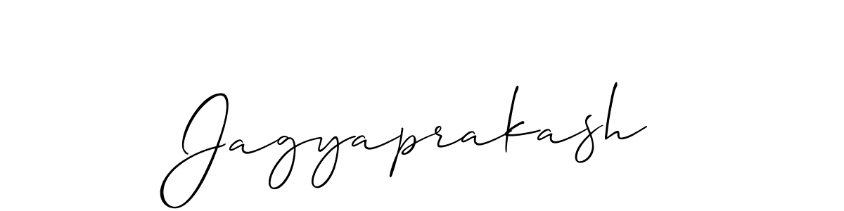 You should practise on your own different ways (Allison_Script) to write your name (Jagyaprakash) in signature. don't let someone else do it for you. Jagyaprakash signature style 2 images and pictures png