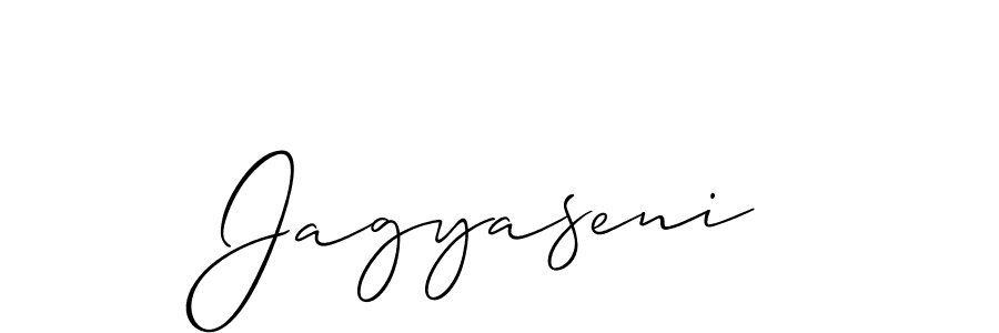 Make a beautiful signature design for name Jagyaseni. Use this online signature maker to create a handwritten signature for free. Jagyaseni signature style 2 images and pictures png