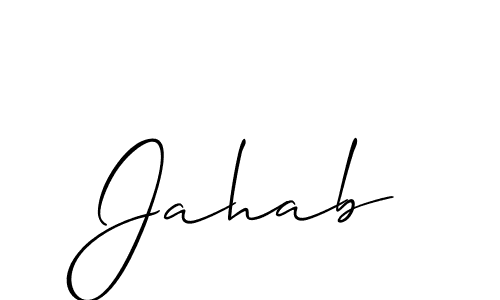 Make a beautiful signature design for name Jahab. Use this online signature maker to create a handwritten signature for free. Jahab signature style 2 images and pictures png