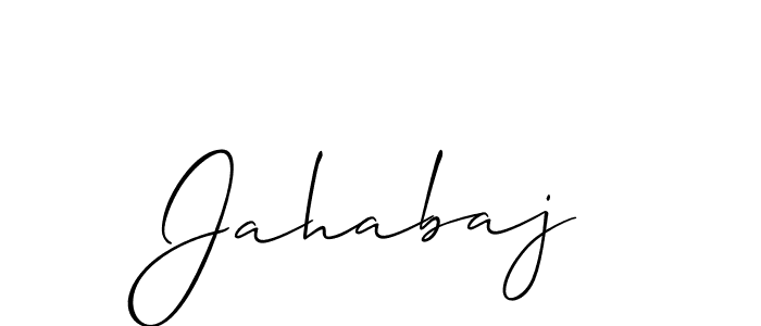 Make a short Jahabaj signature style. Manage your documents anywhere anytime using Allison_Script. Create and add eSignatures, submit forms, share and send files easily. Jahabaj signature style 2 images and pictures png