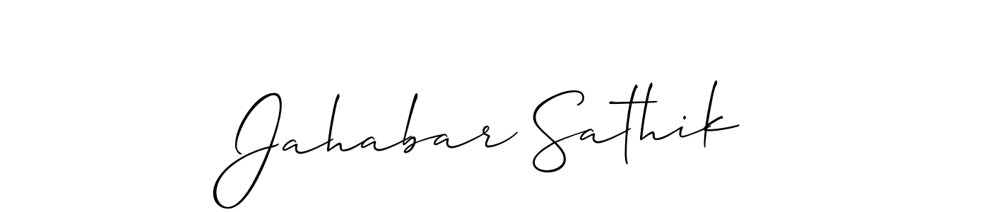 Once you've used our free online signature maker to create your best signature Allison_Script style, it's time to enjoy all of the benefits that Jahabar Sathik name signing documents. Jahabar Sathik signature style 2 images and pictures png