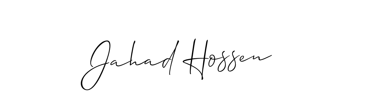 Here are the top 10 professional signature styles for the name Jahad Hossen. These are the best autograph styles you can use for your name. Jahad Hossen signature style 2 images and pictures png