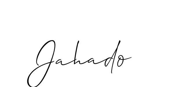 Best and Professional Signature Style for Jahado. Allison_Script Best Signature Style Collection. Jahado signature style 2 images and pictures png