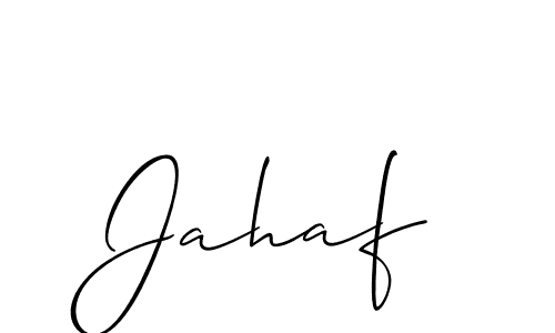 Also we have Jahaf name is the best signature style. Create professional handwritten signature collection using Allison_Script autograph style. Jahaf signature style 2 images and pictures png