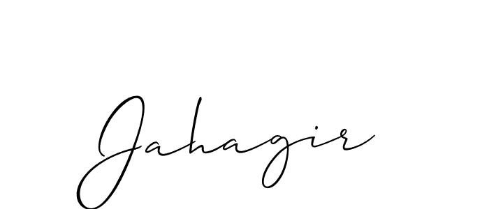 Create a beautiful signature design for name Jahagir. With this signature (Allison_Script) fonts, you can make a handwritten signature for free. Jahagir signature style 2 images and pictures png