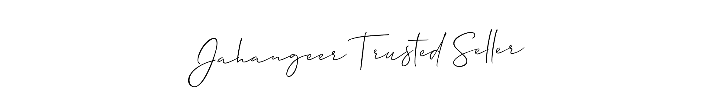 Once you've used our free online signature maker to create your best signature Allison_Script style, it's time to enjoy all of the benefits that Jahangeer Trusted Seller name signing documents. Jahangeer Trusted Seller signature style 2 images and pictures png