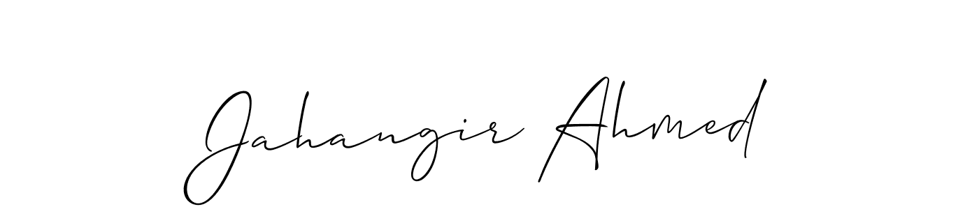 It looks lik you need a new signature style for name Jahangir Ahmed. Design unique handwritten (Allison_Script) signature with our free signature maker in just a few clicks. Jahangir Ahmed signature style 2 images and pictures png