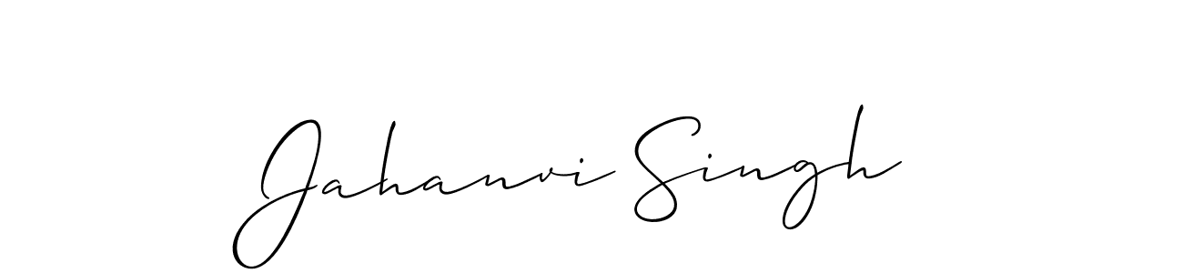 Also You can easily find your signature by using the search form. We will create Jahanvi Singh name handwritten signature images for you free of cost using Allison_Script sign style. Jahanvi Singh signature style 2 images and pictures png