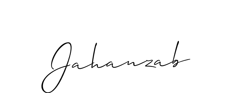 Allison_Script is a professional signature style that is perfect for those who want to add a touch of class to their signature. It is also a great choice for those who want to make their signature more unique. Get Jahanzab name to fancy signature for free. Jahanzab signature style 2 images and pictures png