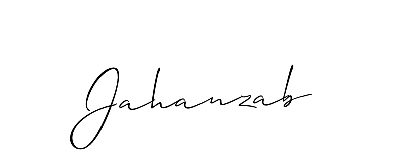 Allison_Script is a professional signature style that is perfect for those who want to add a touch of class to their signature. It is also a great choice for those who want to make their signature more unique. Get Jahanzab name to fancy signature for free. Jahanzab signature style 2 images and pictures png